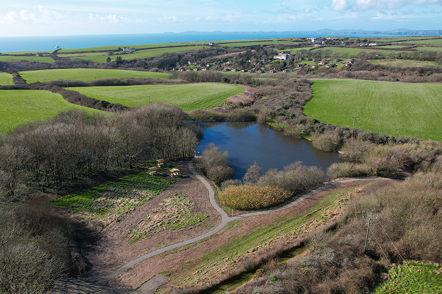 Timber Hill Lake Drone Image