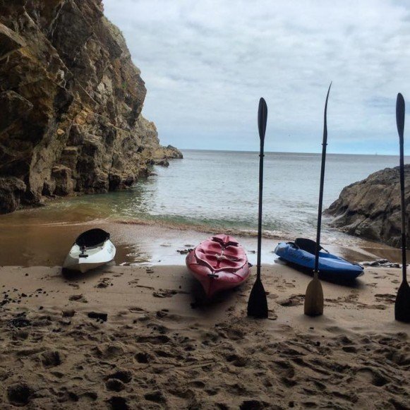 Three Kayaks