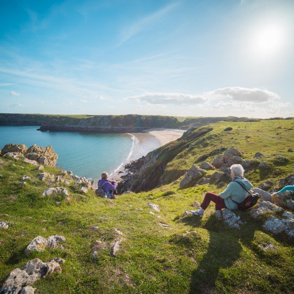 Barafundle Bay Beach Pembrokeshire Coast Path