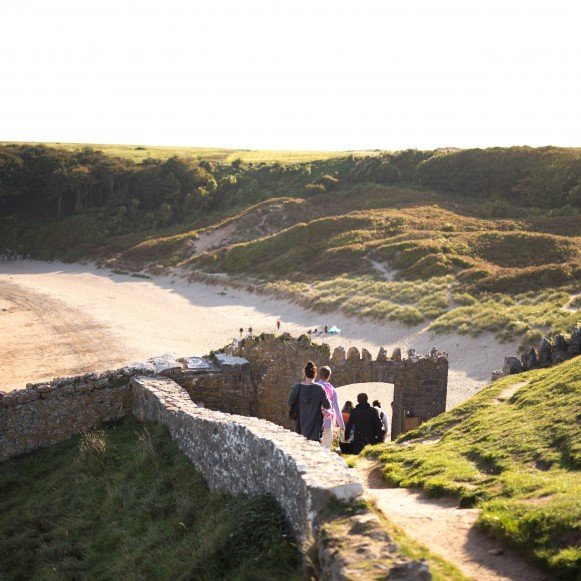 Barafundle Bay Beach Archway