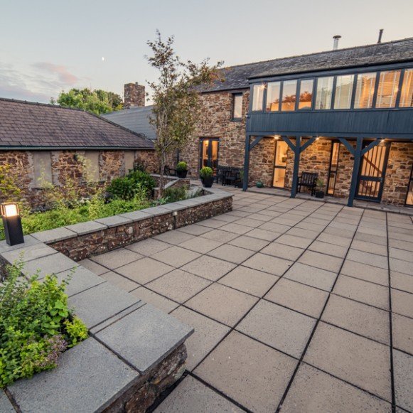 Parkfields courtyard area and outside lighting